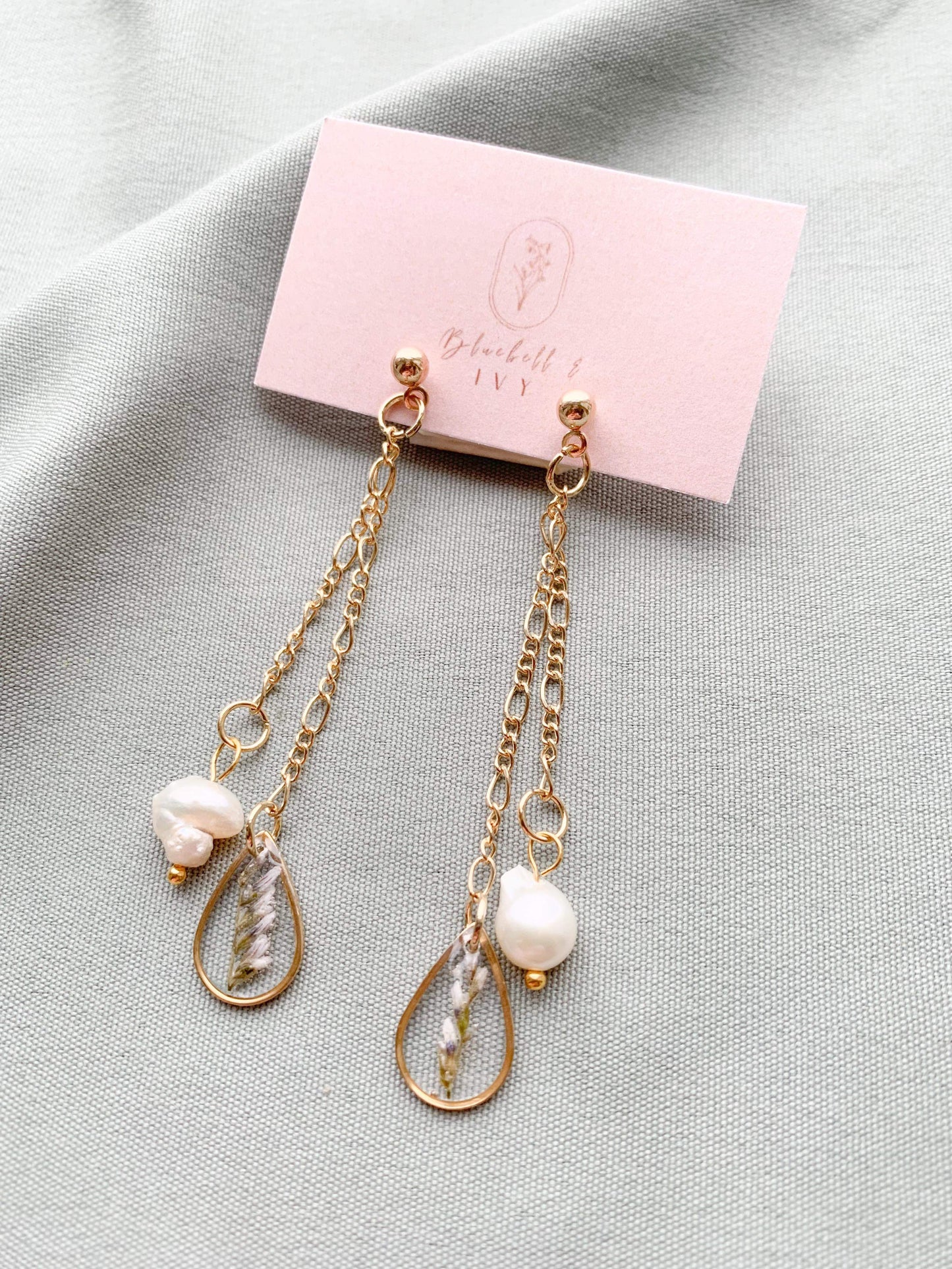 Teardrop Pearl & Bloom Dangle